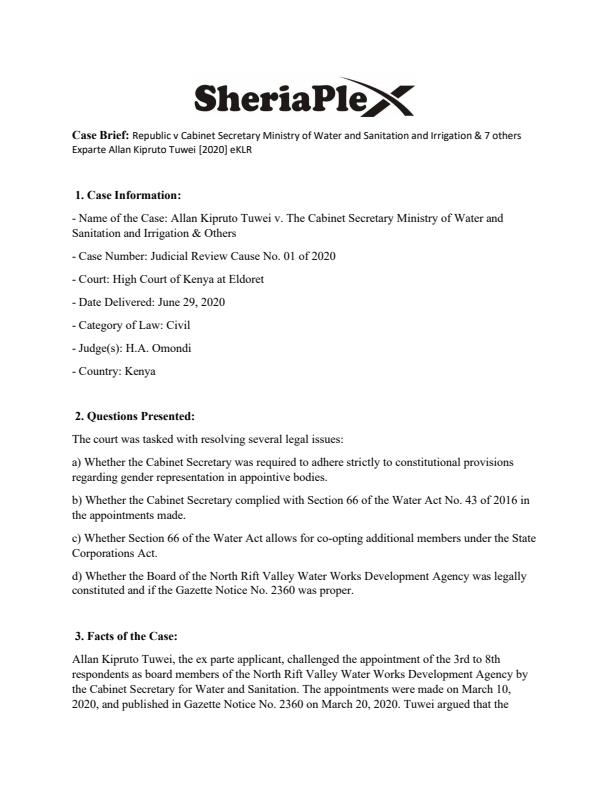 Republic-v-Cabinet-Secretary-Ministry-of-Water-and-Sanitation-and-Irrigation--7-others-Exparte-Allan-Kipruto-Tuwei-[2020]-eKLR-Case-Summary_1387_0.jpg